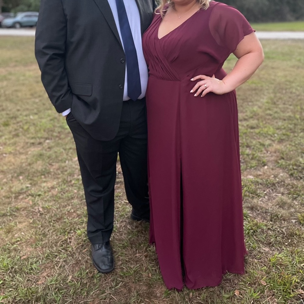 Azazie Rylee dress- Cabernet Chiffon